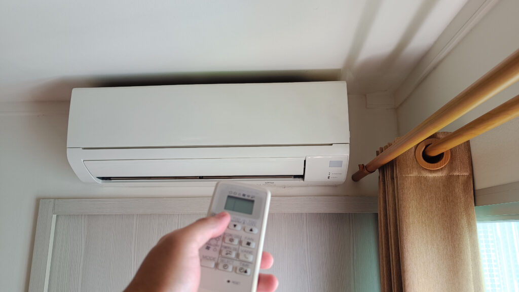 air conditioner inside the room