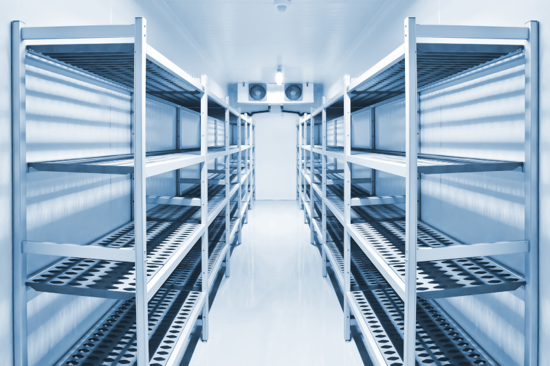 refrigeration chamber for food storage..